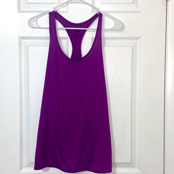 Nike Purple Slim Fit Dri Fit Tank - Picture 1 of 4